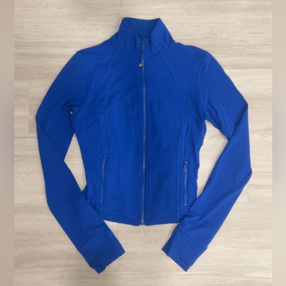 Lululemon galactic cobalt cropped define jacket